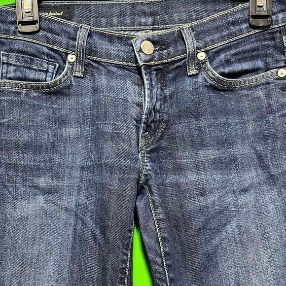 Citizens of Humanity Dita‎ Petite Bootcut Jeans Whiskering Fading Blue Size 27 - Picture 5 of 11